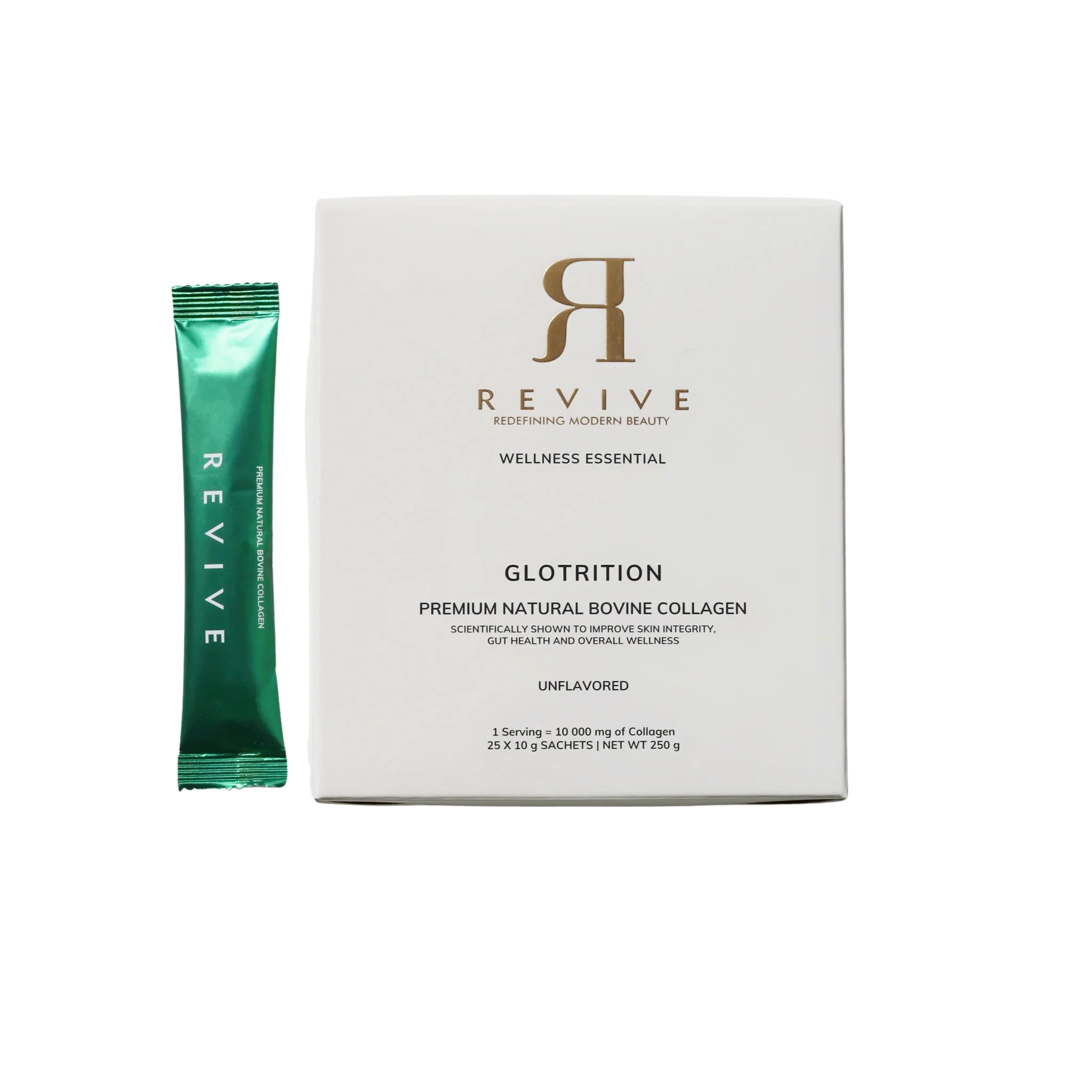 [REV007] GLOTRITION ON-THE-GO Premium Bovine Collagen Sachets 10gx25